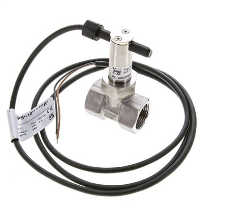 G3/4'' stainless inline paddle flow switch 7.7-13.4 l/min 250 bar