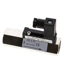 G1/2'' brass variable area flow switch water 2-7 l/min 300 bar