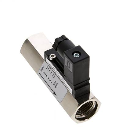 G1/2'' brass variable area flow switch water 2-7 l/min 300 bar