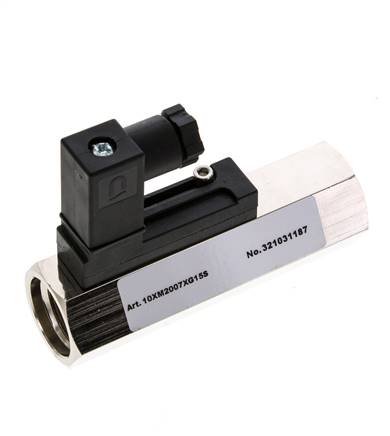 G1/2'' brass variable area flow switch water 2-7 l/min 300 bar