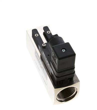 G1'' brass variable area flow switch water 15-45 l/min 250 bar