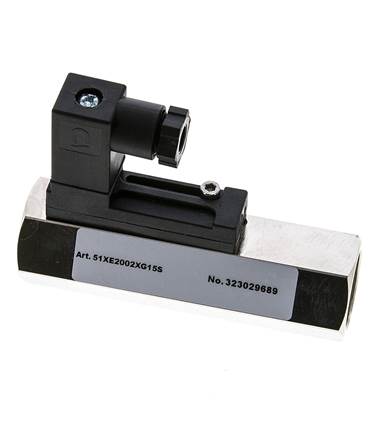 G1/2'' stainless variable area flow switch oil 0.5-1.6 l/min 350 bar