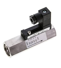G1/2'' stainless variable area flow switch oil 0.8-3 l/min 350 bar