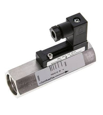 G1/2'' stainless variable area flow switch oil 2-7 l/min 350 bar