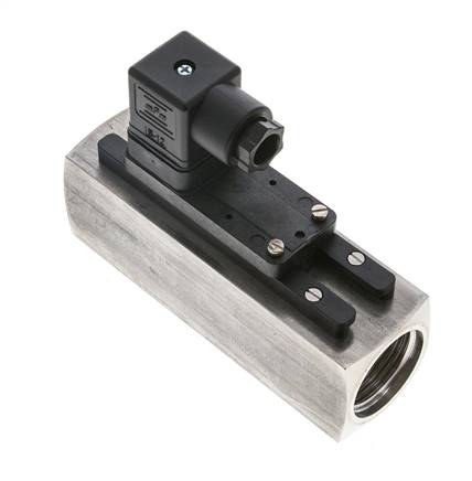 G1'' stainless variable area flow switch oil 10-30 l/min 300 bar