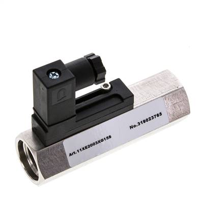 G1/2'' stainless variable area flow switch water 0.8-3.2 l/min 350 bar