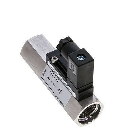 G1/2'' stainless variable area flow switch water 2-7 l/min 350 bar