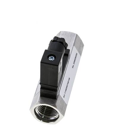 G1/2'' stainless variable area flow switch water 2-7 l/min 350 bar