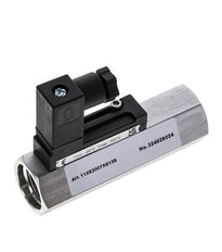 G1/2'' stainless variable area flow switch water 2-7 l/min 350 bar
