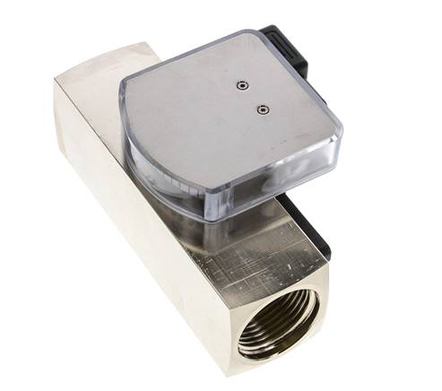 G1'' brass variable area flow meter & switch oil 0.5-1.5 l/min