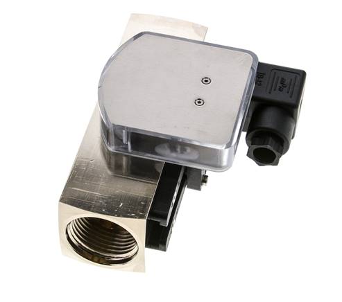 G1'' brass variable area flow meter & switch oil 0.5-1.5 l/min