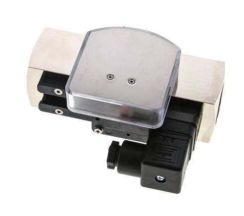 G1'' brass variable area flow meter & switch oil 0.5-1.5 l/min