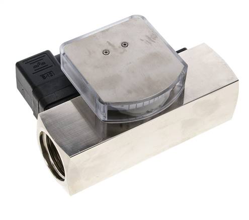 G1'' brass variable area flow meter & switch oil 1-4 l/min
