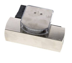 G1'' brass variable area flow meter & switch oil 1-4 l/min
