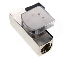 G1'' brass variable area flow meter & switch oil 2-8 l/min