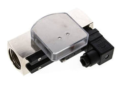 G1'' brass variable area flow meter & switch oil 2-8 l/min