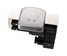 G1'' brass variable area flow meter & switch oil 2-8 l/min