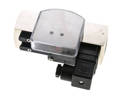 G1'' brass variable area flow meter & switch oil 3-10 l/min