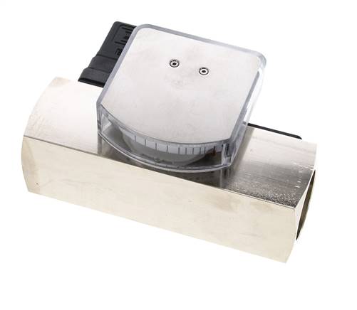 G1'' brass variable area flow meter & switch oil 5-15 l/min