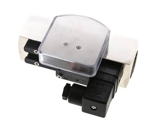G1'' brass variable area flow meter & switch oil 5-15 l/min