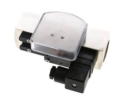 G1'' brass variable area flow meter & switch oil 5-15 l/min