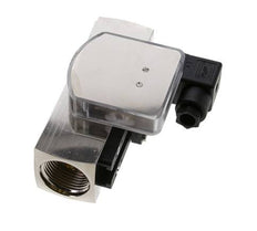 G1'' brass variable area flow meter & switch oil 8-24 l/min