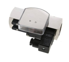 G1'' brass variable area flow meter & switch oil 8-24 l/min