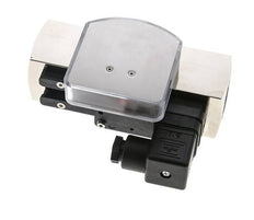 G1'' brass variable area flow meter & switch oil 10-30 l/min