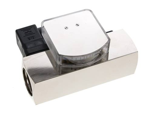 G1'' brass variable area flow meter & switch oil 30-90 l/min