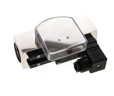 G1'' brass variable area flow meter & switch oil 30-90 l/min