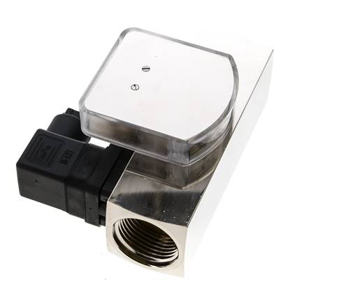 G1'' brass variable area flow meter & switch oil 30-90 l/min