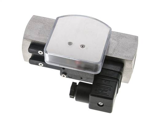 G1'' stainless variable area flow meter & switch oil 2-8 l/min