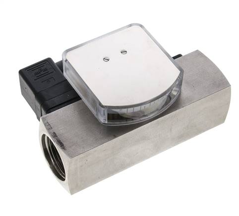 G1'' stainless variable area flow meter & switch oil 3-10 l/min