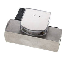 G1'' stainless variable area flow meter & switch oil 3-10 l/min