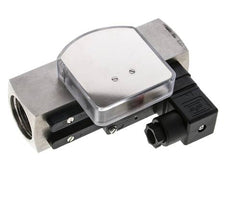 G1'' stainless variable area flow meter & switch oil 3-10 l/min
