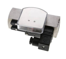 G1'' stainless variable area flow meter & switch oil 3-10 l/min