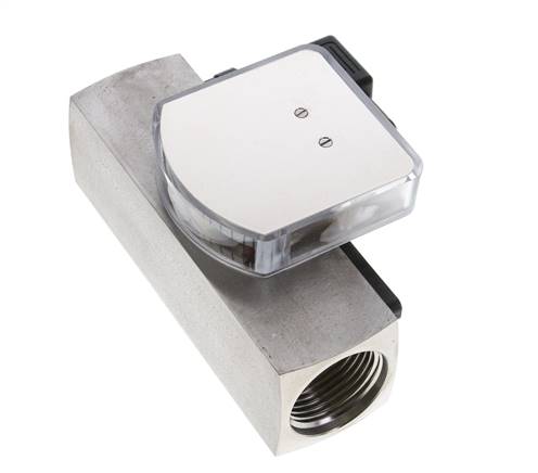 G1'' stainless variable area flow meter & switch oil 8-24 l/min