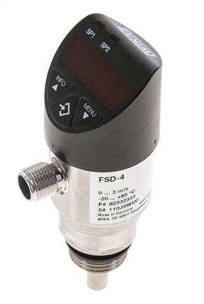 G1/2'' calorimetric flow meter & switch WIKA FSD-4 with IO-Link