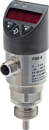 G1/2'' calorimetric flow meter & switch WIKA FSD-4 with IO-Link