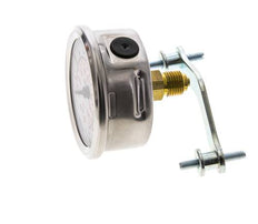 G1/4 Rear Connection Glycerine Pressure Gauge 0 to 1000 bar 63mm WIKA