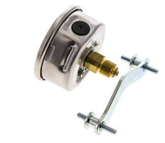G1/4 Rear Connection Glycerine Pressure Gauge 0 to 1000 bar 63mm WIKA