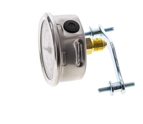 G1/4 Rear Connection Glycerine Pressure Gauge 0 to 160 bar 63mm WIKA