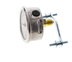 G1/4 Rear Connection Glycerine Pressure Gauge 0 to 160 bar 63mm WIKA