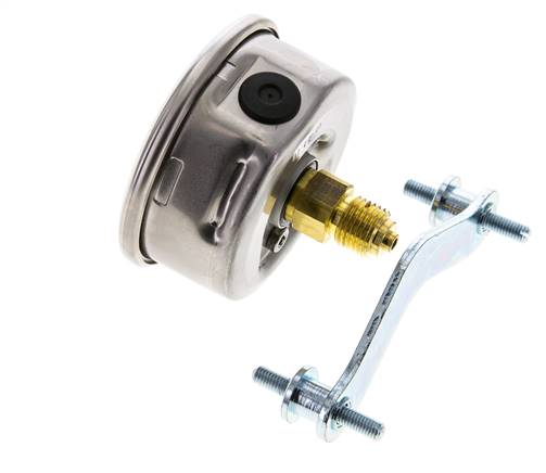 G1/4 Rear Connection Glycerine Pressure Gauge 0 to 160 bar 63mm WIKA