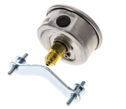 G1/4 Rear Connection Glycerine Pressure Gauge 0 to 160 bar 63mm WIKA