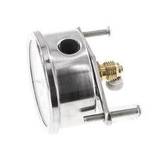 G1/4 Rear Connection Glycerine Pressure Gauge 0 to 25 bar 63mm