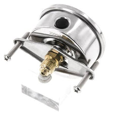 G1/4 Rear Connection Glycerine Pressure Gauge 0 to 25 bar 63mm