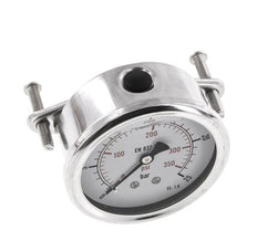 G1/4 Rear Connection Glycerine Pressure Gauge 0 to 25 bar 63mm