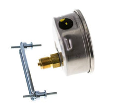 G1/2 Rear Connection Glycerine Pressure Gauge 0 to 60 bar 100mm WIKA