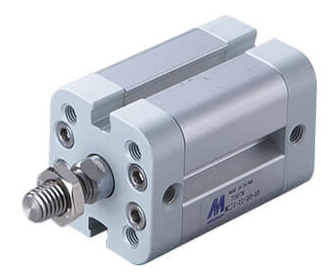 80-25mm Compact Cylinder with Double Rod Male Thread MCJI